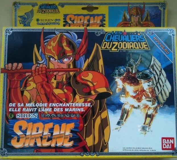 Figurine Saint Seiya – Général Sirène – Bandai 1987 – Vintage