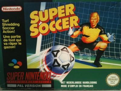 JEU SUPER NINTENDO SUPER SOCCER - Boutique Univers Vintage