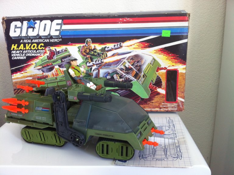 1986 GI Joe HAVOC (H. A. V. O. C. ) - Vintage GI Joe Vehicle - 100 Complete