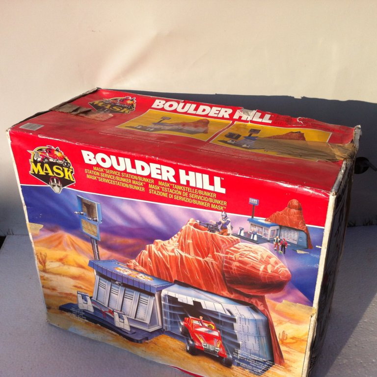 Véhicule MASK Kenner 1985 - Poto Mitrailleuse Base Boulder Hill - Jouet Vintage