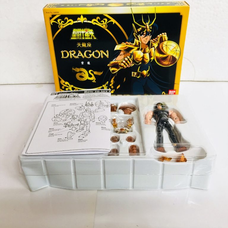 saint seiya sea dragon Kanon, retro toy used in original box, 90's toy