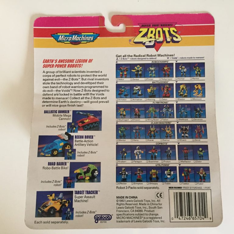 Blasted Les Aliens Ou Nous Distribution MICRO MACHINE ZBOTS - Boutique Univers Vintage