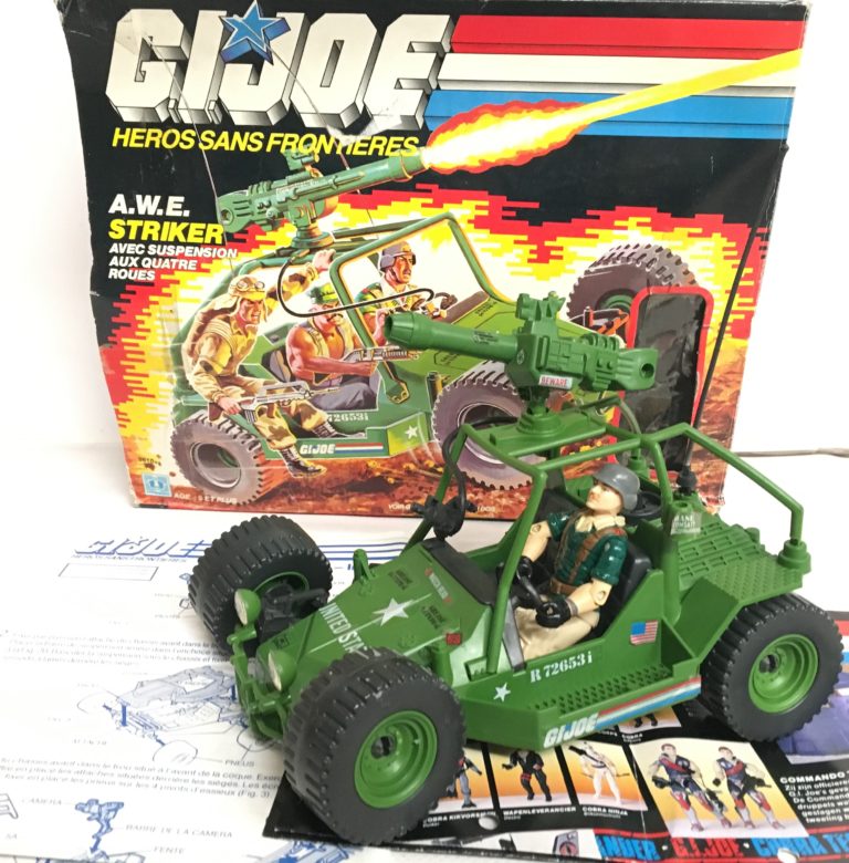 G.I. Joe x Transformers Bumblebee A.W.E. Striker In-Hand Images