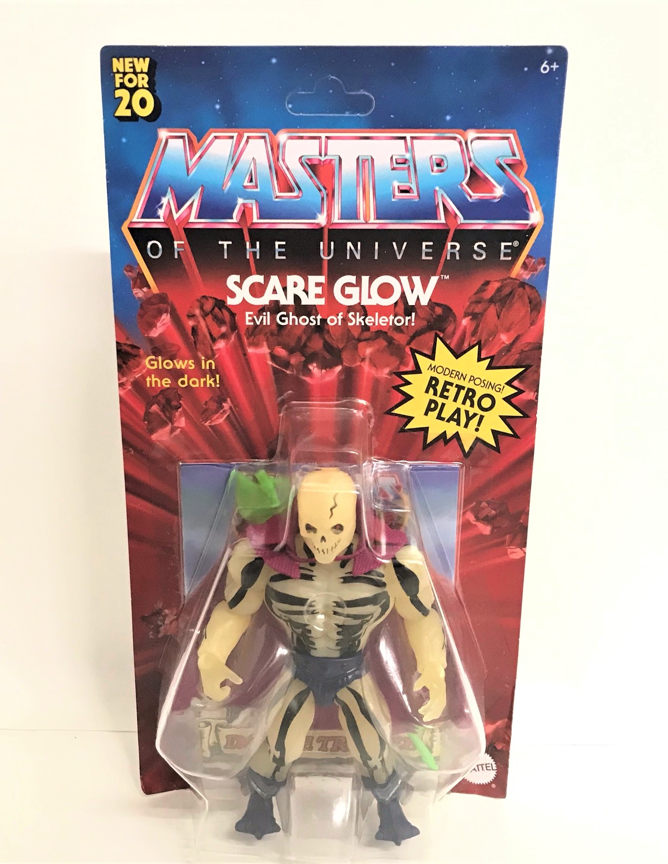 SCAREGLOW With Original Cardback and Comic MASTERS OF THE UNIVERSE