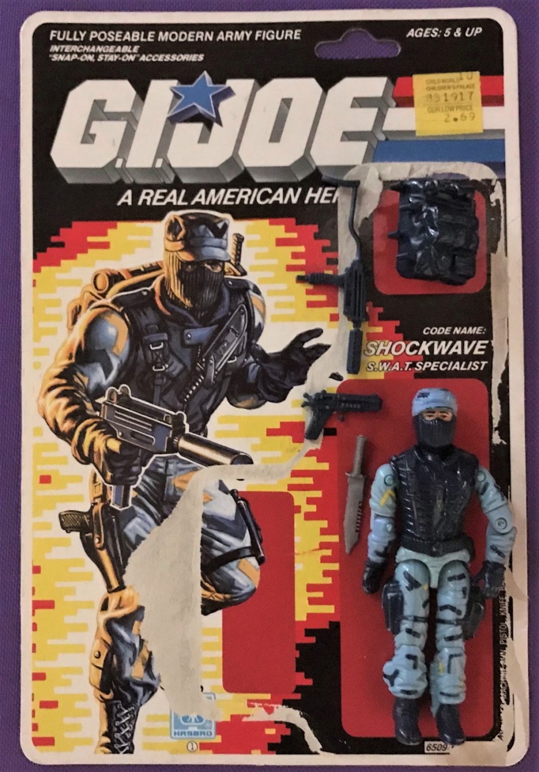 GI JOE SHOCKWAVE EN CARD - Boutique Univers Vintage