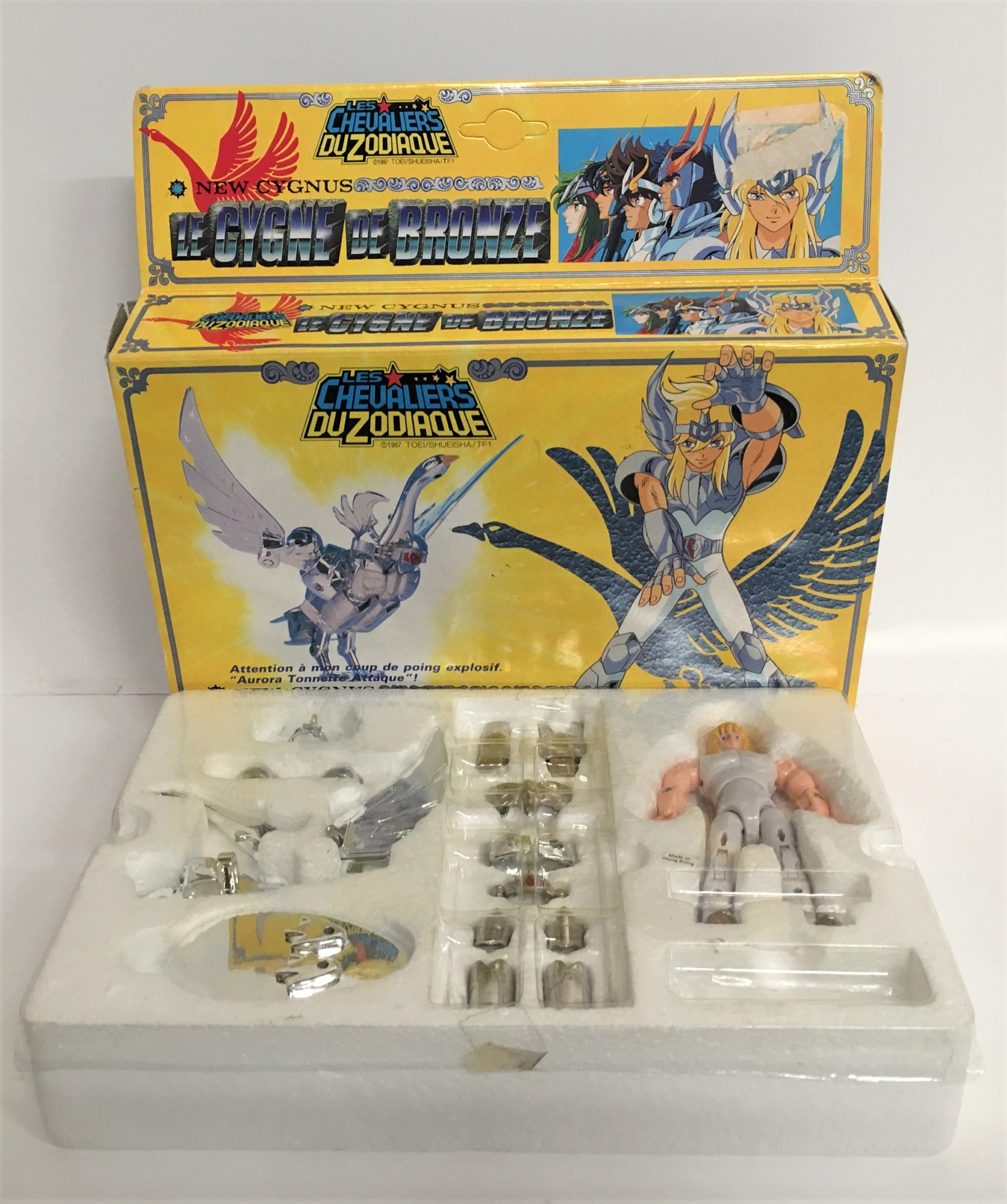 Cygne de Bronze v2 Les Chevaliers du Zodiaque Bandai 1987 - jouets rétro  jeux de société figurines et objets vintage
