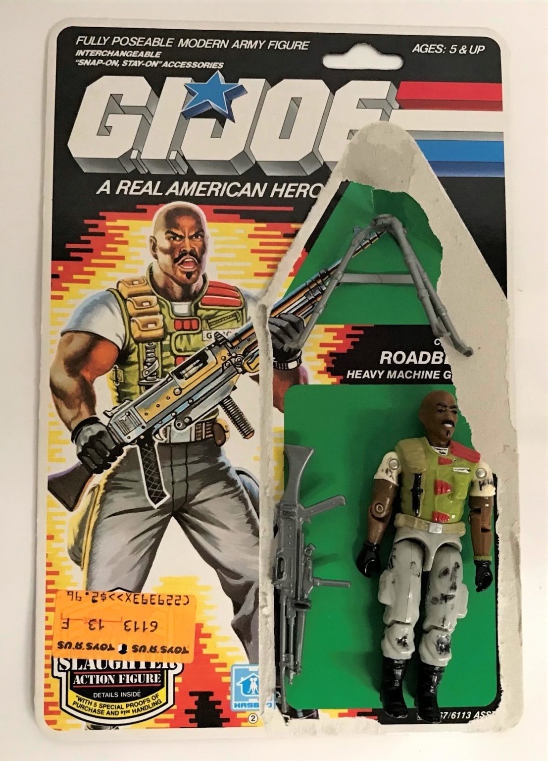 GI JOE ROADBLOCK AVEC CARD - Boutique Univers Vintage