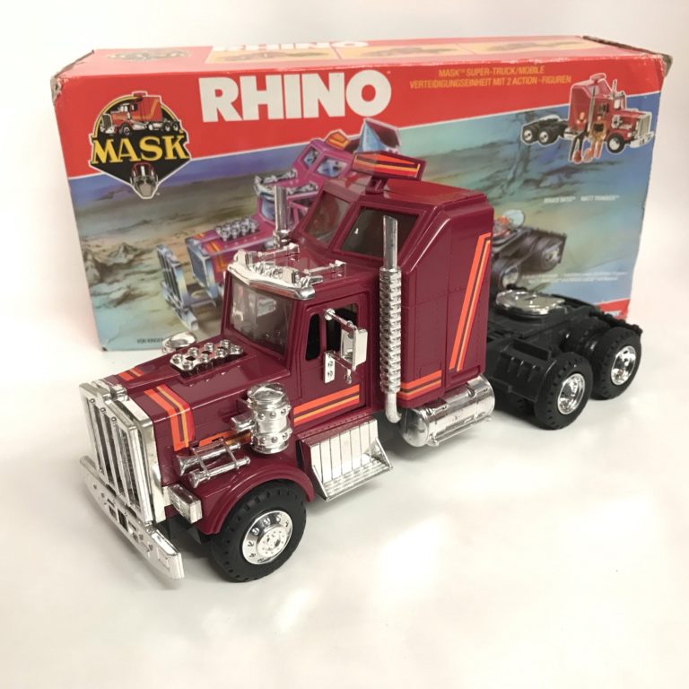 Kenner Mask Camion Rhino + Figurines + Missiles - Base Boulder Hill - Joustra