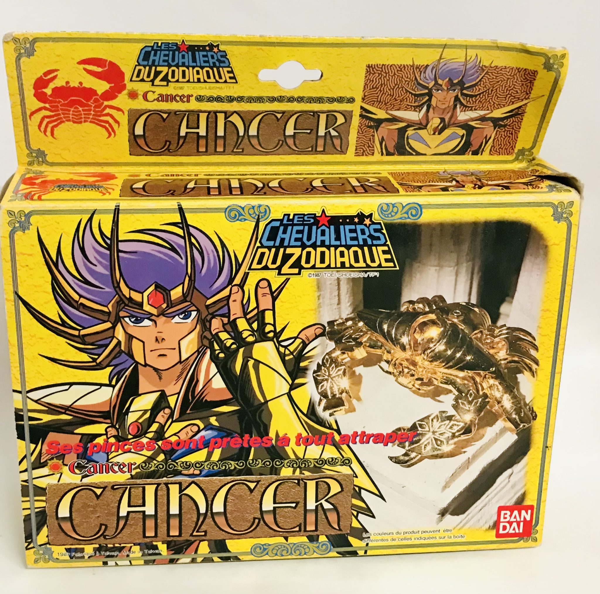 Figurine Chevalier Du Zodiaque Cancer – Bandai 1987 – Saint Seiya – Occasion