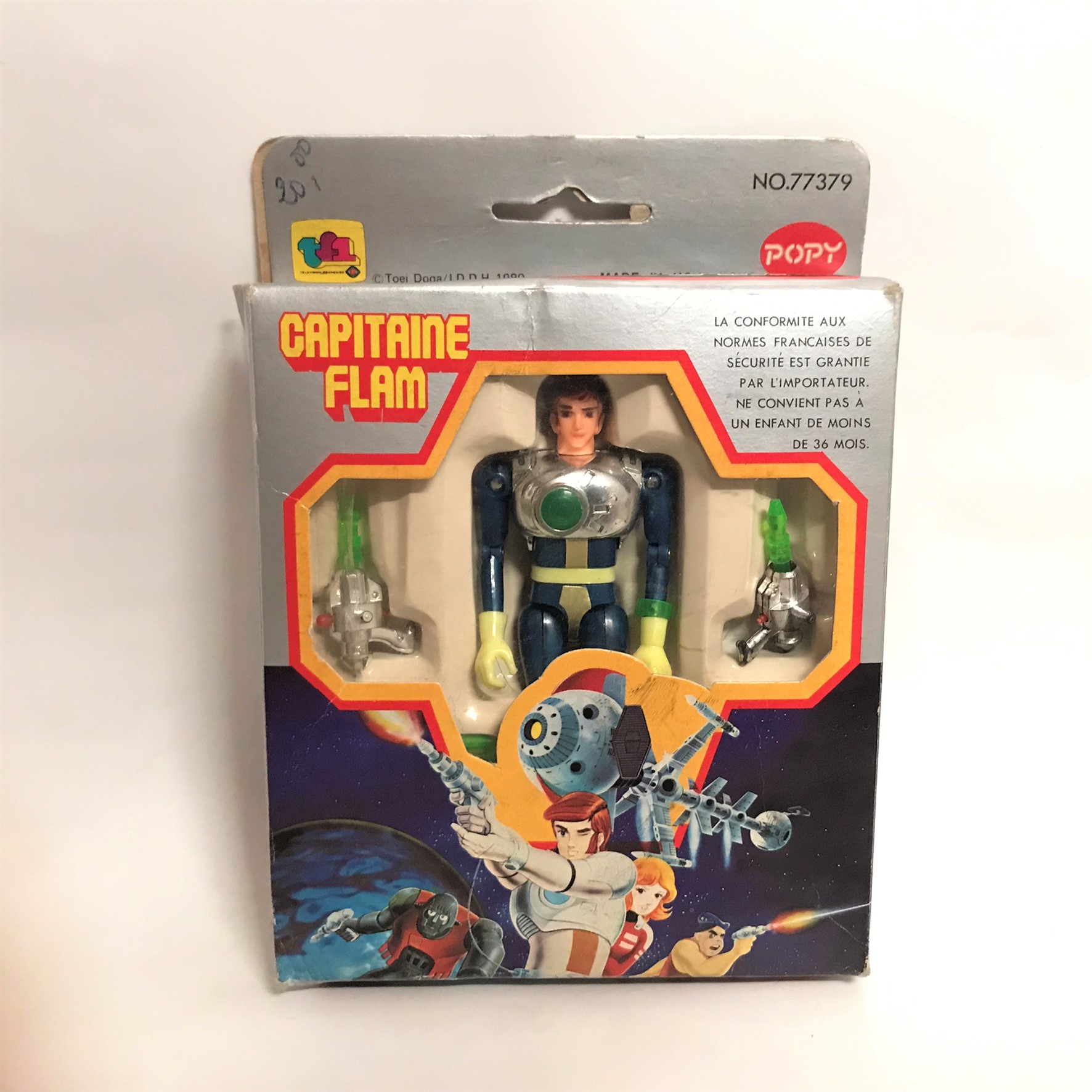 Capitaine Flam - Pack de 4 figurines vinyles Popy : Flam, Grag