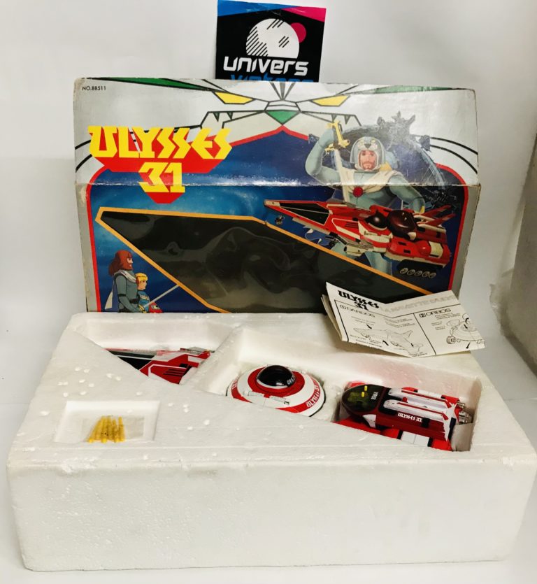 Vaisseau Spatial Ulysse 31 – Wind-up Tripartie Popy Vintage, Goldorak, Japon